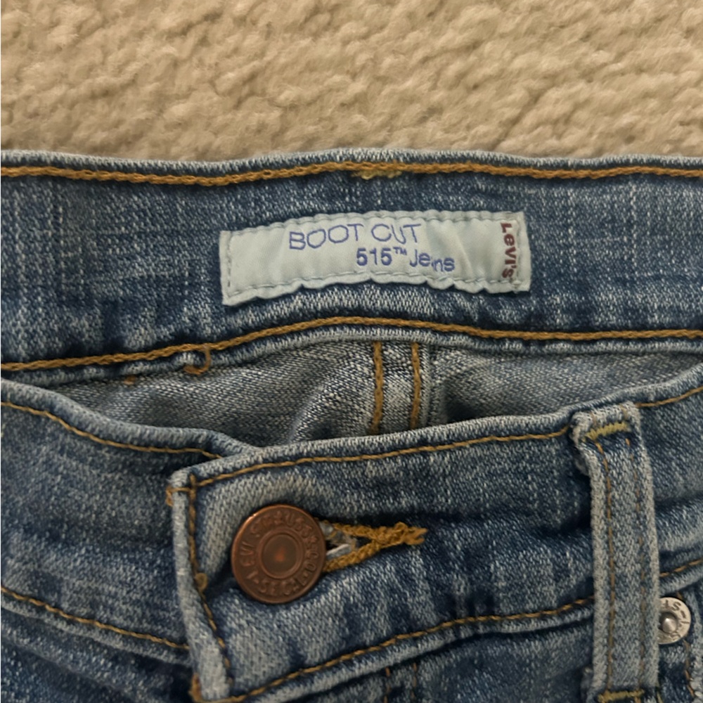 Levi’s Women Boot Cut 515 Blue Jeans - Picture 9 of 11